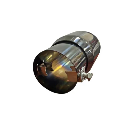 Ornament toba auto Negru iesire 76mm intrare 63mm — imaginea 3