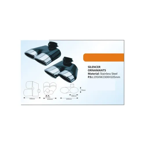 Ornament toba compatibil Mercedes E-Class W211 — imaginea 4