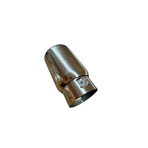 Ornament toba inox Premium, intrare 6.3 cm, lungime 13 cm, diametru exterior 7.5 cm — imaginea 2
