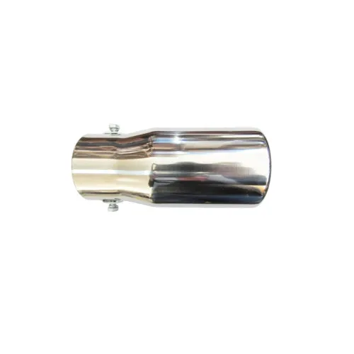 Ornament toba inox Premium, intrare 6.5 cm, lungime 15.5 cm, diametru exterior 7.5 cm
