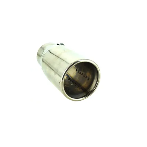 Ornament toba inox Premium, intrare 6.5 cm, lungime 15.5 cm, diametru exterior 7.5 cm — imaginea 2