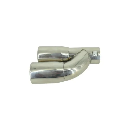 Ornament toba inox, prindere cu surub, intrare 6 cm, lungime 25 cm — imaginea 2