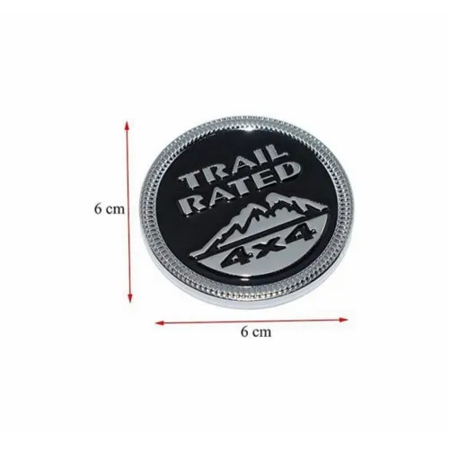 Ornament TRAIL 4X4 metalic diametru 6cm — imaginea 3