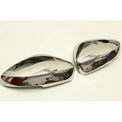 Ornamente crom pt. oglinda compatibil VW Polo 5 V Typ 6R 6C CROM 0590 — imaginea 2