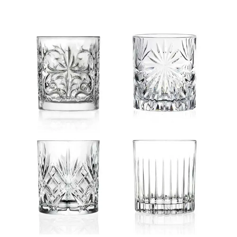 Pahar cocktail, Mixology, sticla cristalina, transparent, 300 ml, set 4 bucati