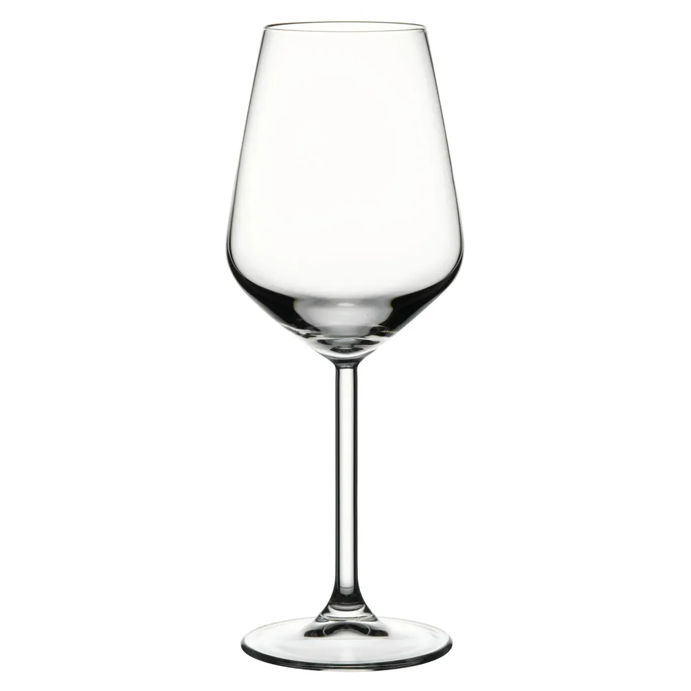 Pahar vin alb, Allegra 440080, din sticla, 350 ml, set 2 bucati