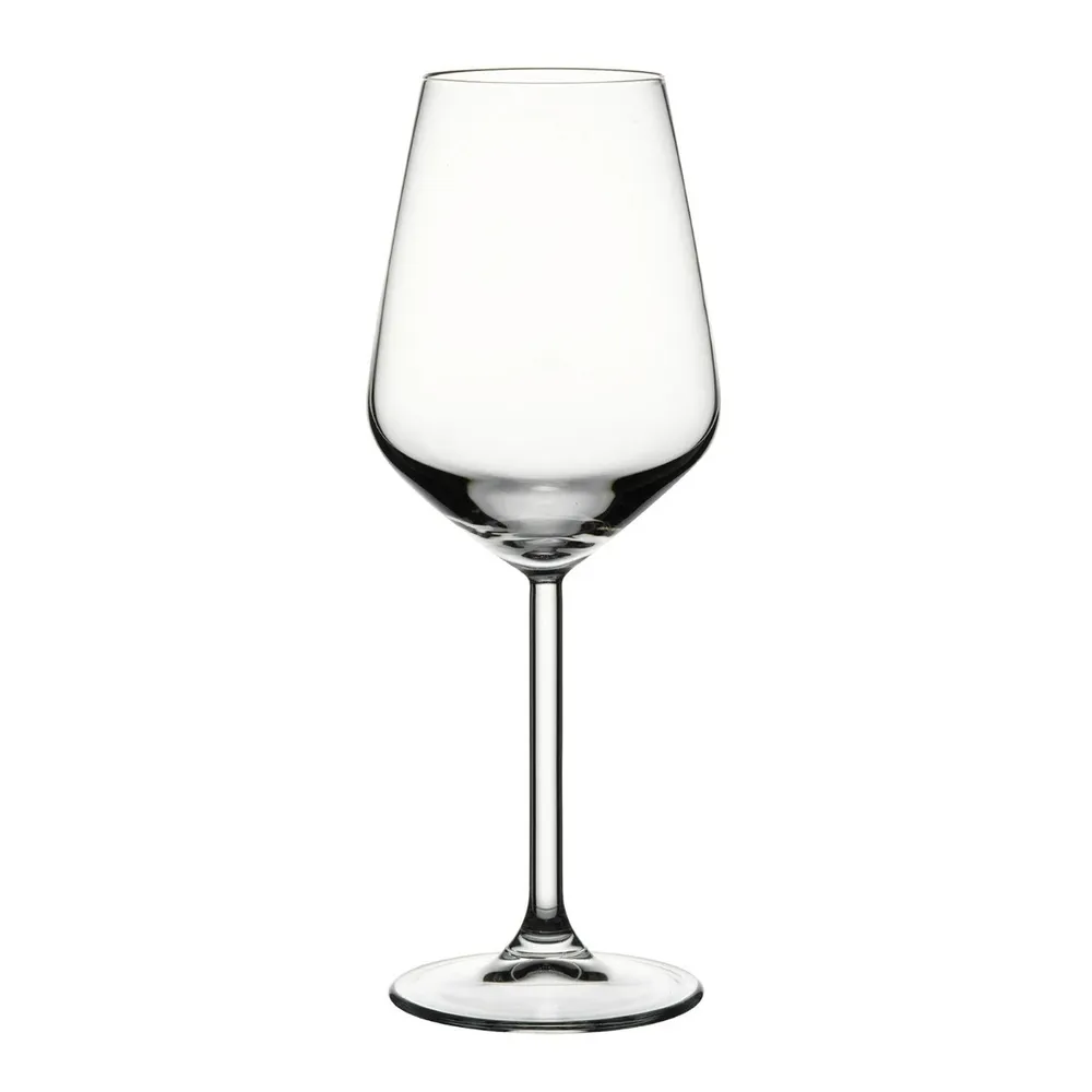 Pahar vin alb, Allegra 440080, din sticla, 350 ml, set 6 bucati