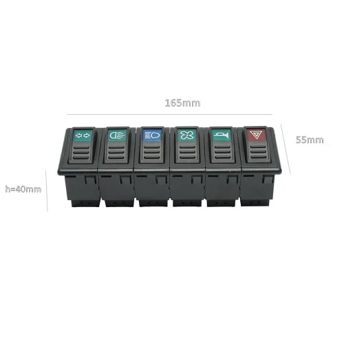 Panou comanda ,comutator 6 butoane universal — imaginea 4