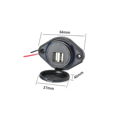Panou mufa USB 4,8A si siguranta — imaginea 4