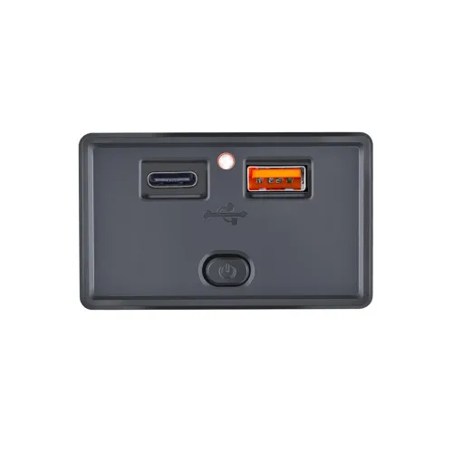 Panou mufa USB incastrabil auto 3.4A PD + USB incarcare rapida 12V 24V