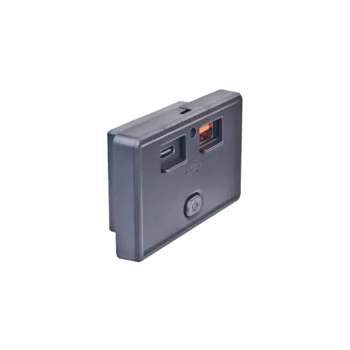 Panou mufa USB incastrabil auto 3.4A PD + USB incarcare rapida 12V 24V — imaginea 2