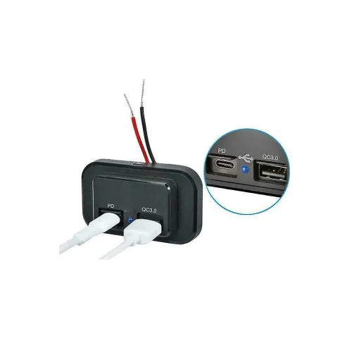 Panou mufa USB QC3.0 + PD — imaginea 4