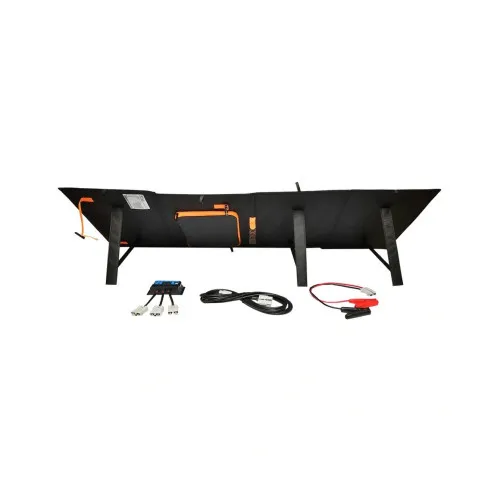 Panou solar fotovoltaic monocristalin pliabil tip valiza 150W cu regulator 10A cablu si conectori — imaginea 3