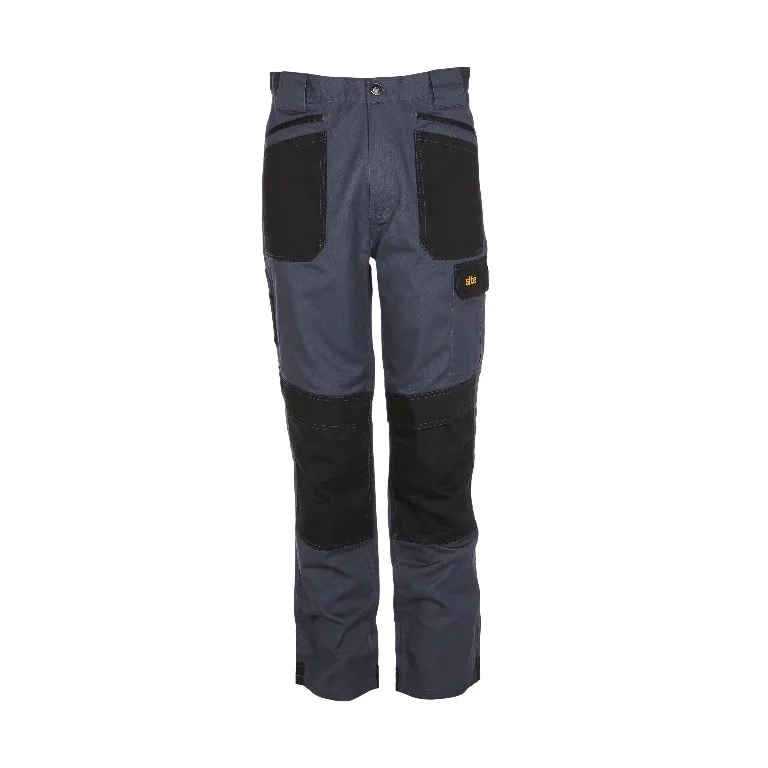 Pantaloni cu multiple buzunare, W32 L32, marime 42, gri Site Harrier