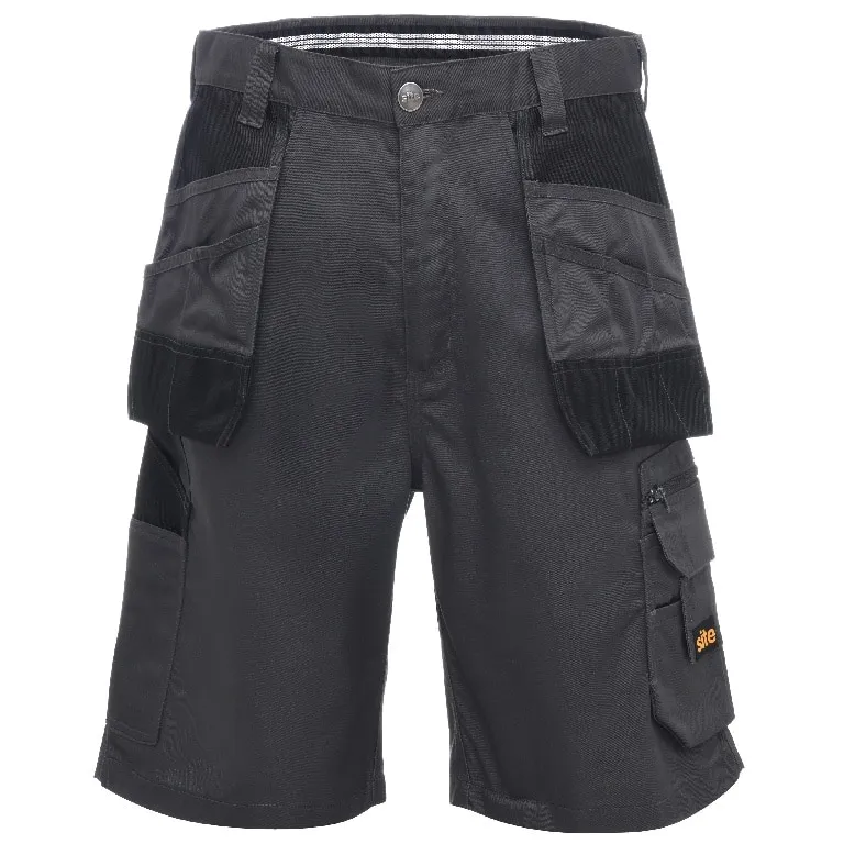 Pantaloni de lucru scurti Site, W36, marime 46, gri/negru