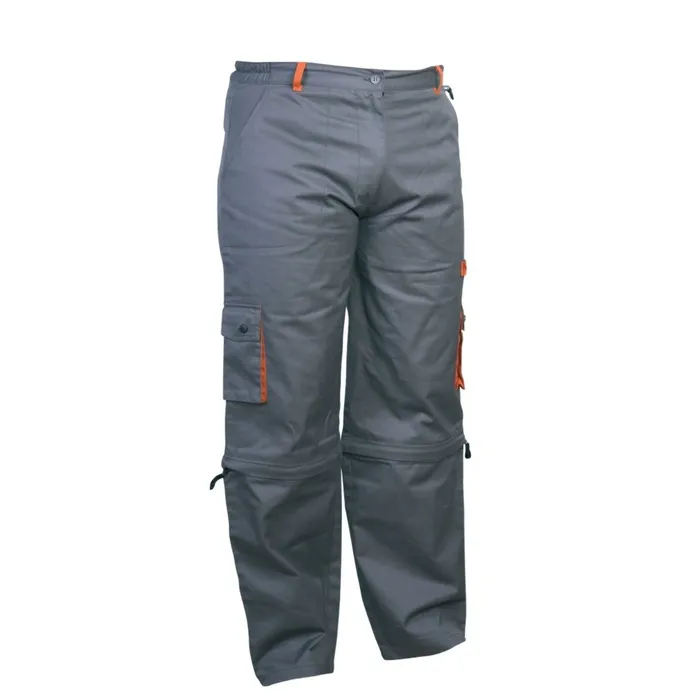 Pantaloni simpli BBC, bumbac + poliester, gri, marimea 56