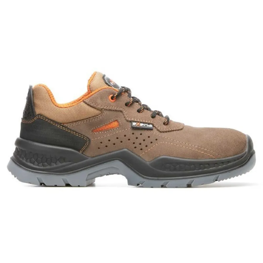 Pantofi de protectie Cuba, spalt de bovina, maro, S1P SRC, marimea 41