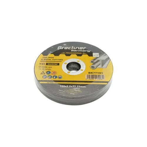 Panza disc flex pentru taiat si polizat inox T41 125x2.0x22mm — imaginea 2