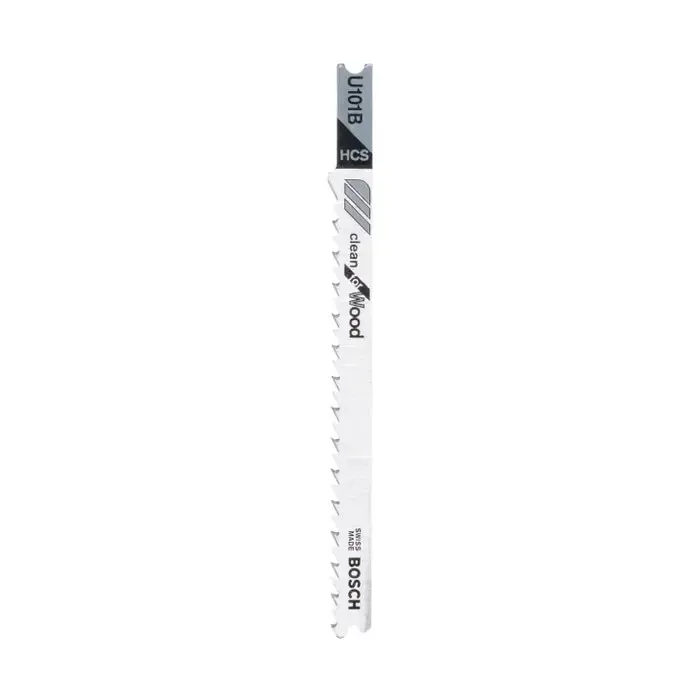 Panza fierastrau vertical, pentru lemn, Bosch Clean for Wood, U 101 B, set 3 bucati