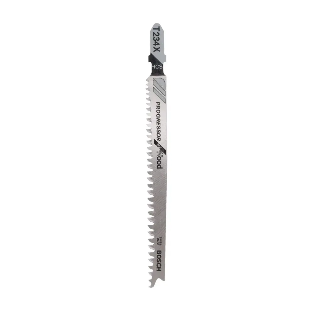 Panza fierastrau vertical, pentru lemn, Bosch Progressor for Wood, T 234 X, set 5 bucati
