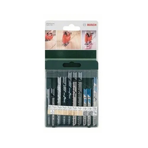 Panza fierastrau vertical, pentru lemn / metal, Bosch U 111 C, set 10 bucati
