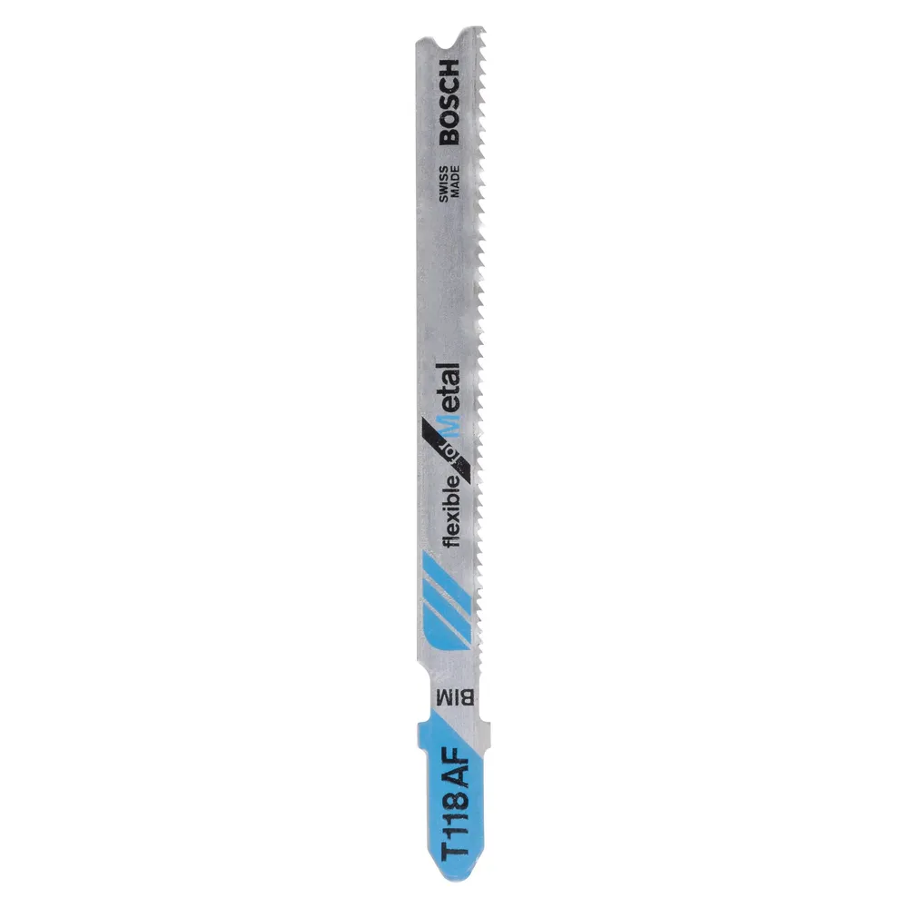 Panza fierastrau vertical, pentru metal, Bosch Flexible for Metal, T 118 AF, set 2 bucati