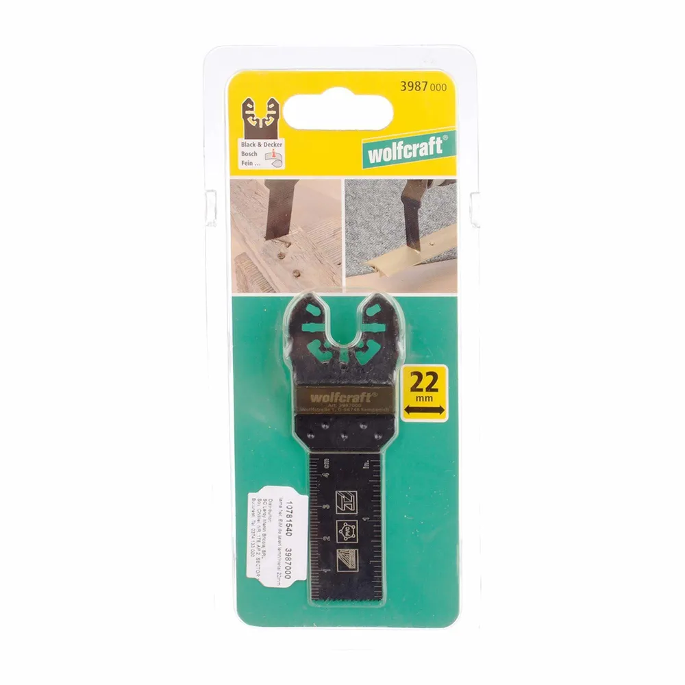 Panza fierastrau, Wolfcraft, bi-metal, taiere prin vibratii, 22 mm