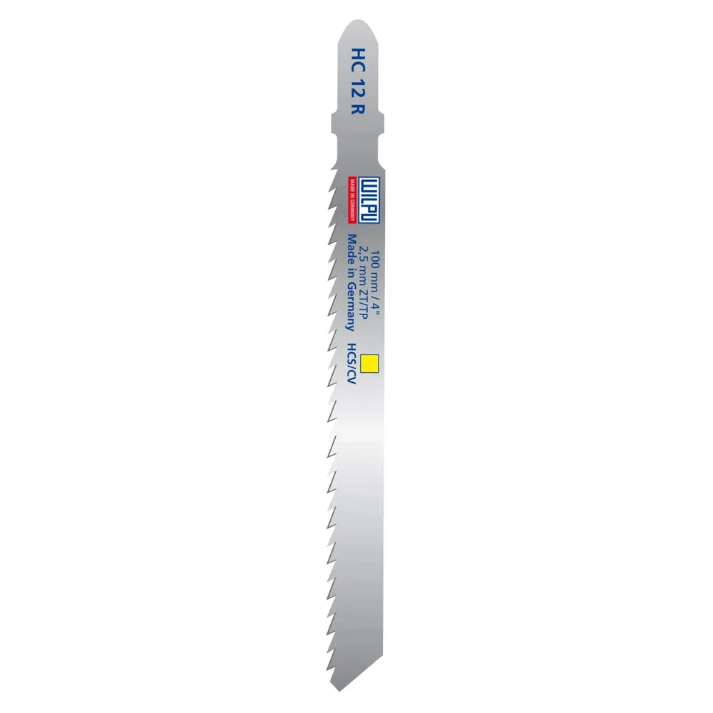 Panza pentru fierastrau vertical / pendular, pentru lemn / plastic, Wilpu HC 12 R, set 2 bucati