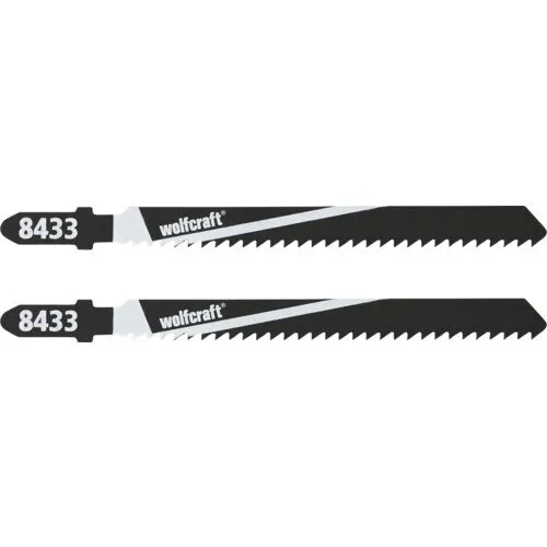 Panze fierastrau pendular Wolfcraft 100/74 mm, pentru lemn esenta moale, pachet 2 bucati