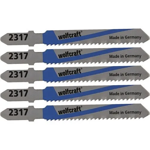 Panze fierastrau pendular Wolfcraft 75/50 mm, pentru aluminiu, pachet 5 bucati