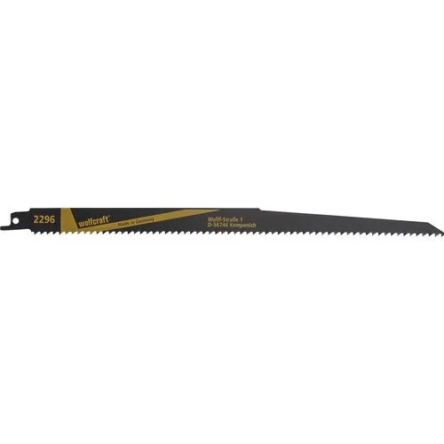 Panze fierastrau sabie Wolfcraft 300/280 mm, pentru lemn & plastic, pachet 2 bucati