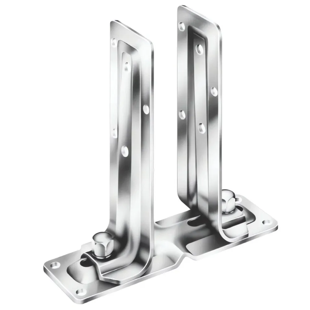 Papuc reazem din tabla de otel zincat, reglabil, 255x65x205mm