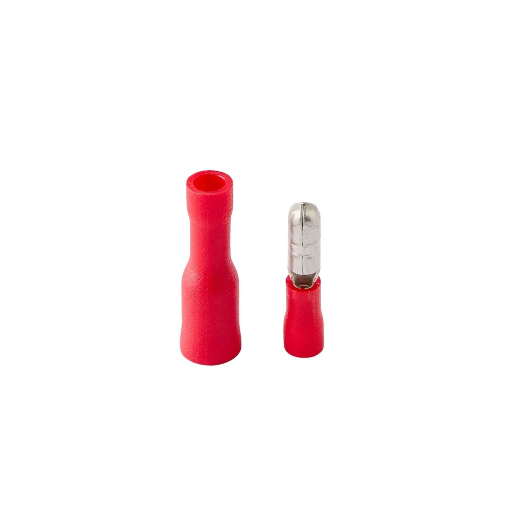 Papuci mama/tata, 0.5 - 1.5 mm², rosu (set 24 buc)
