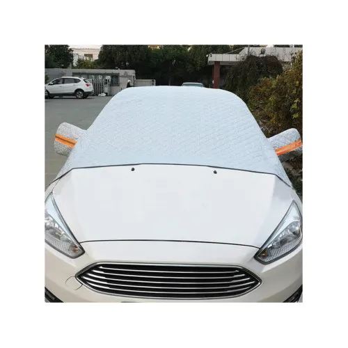 Parasolar exterior iarna vara cu protectie oglinzi, geamuri fata laterale si capota 227x144cm — imaginea 3