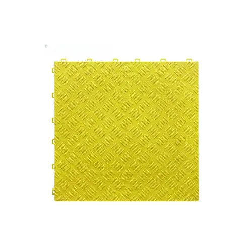 Pardoseala modulara plina PP 40x40x1.8cm garaj trafic intens Galben