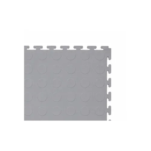 Pardoseala modulara PVC pentru garaj gri 500 x 500 x 6 mm — imaginea 2