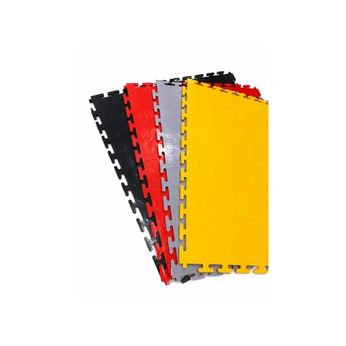 Pardoseala modulara PVC pentru garaj rosu 500 x 500 x 6 mm — imaginea 3