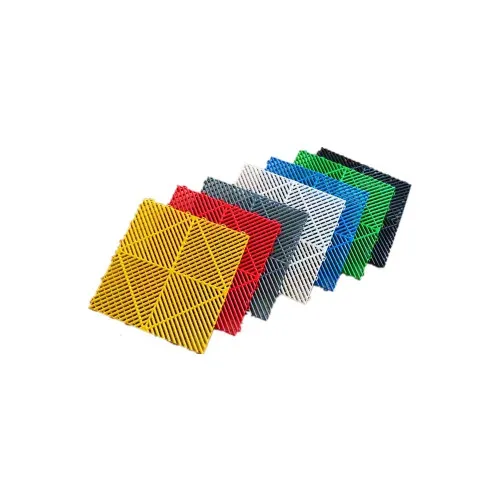 Pardoseala modulara ventilata PP 40x40x1.8cm garaj trafic intens Albastru — imaginea 2