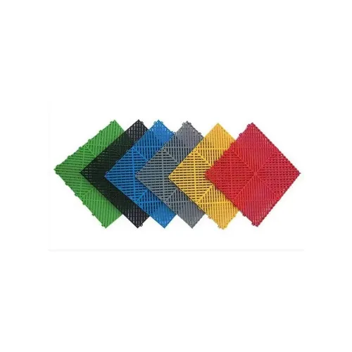 Pardoseala modulara ventilata PP 40x40x1.8cm garaj trafic intens Gri — imaginea 3