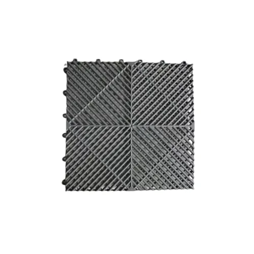 Pardoseala modulara ventilata PP 40x40x1.8cm garaj trafic intens Gri