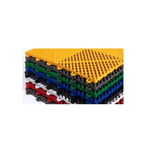 Pardoseala modulara ventilata PP 40x40x1.8cm garaj trafic intens Magenta — imaginea 4