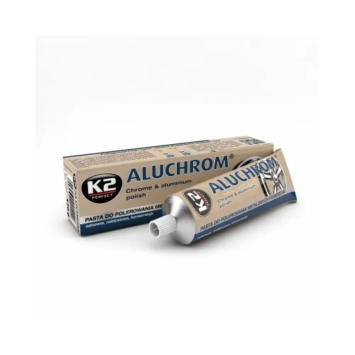 Pasta polish curatare si lustruire suprafete cromate si aluminiu K2 Aluchrom 120g