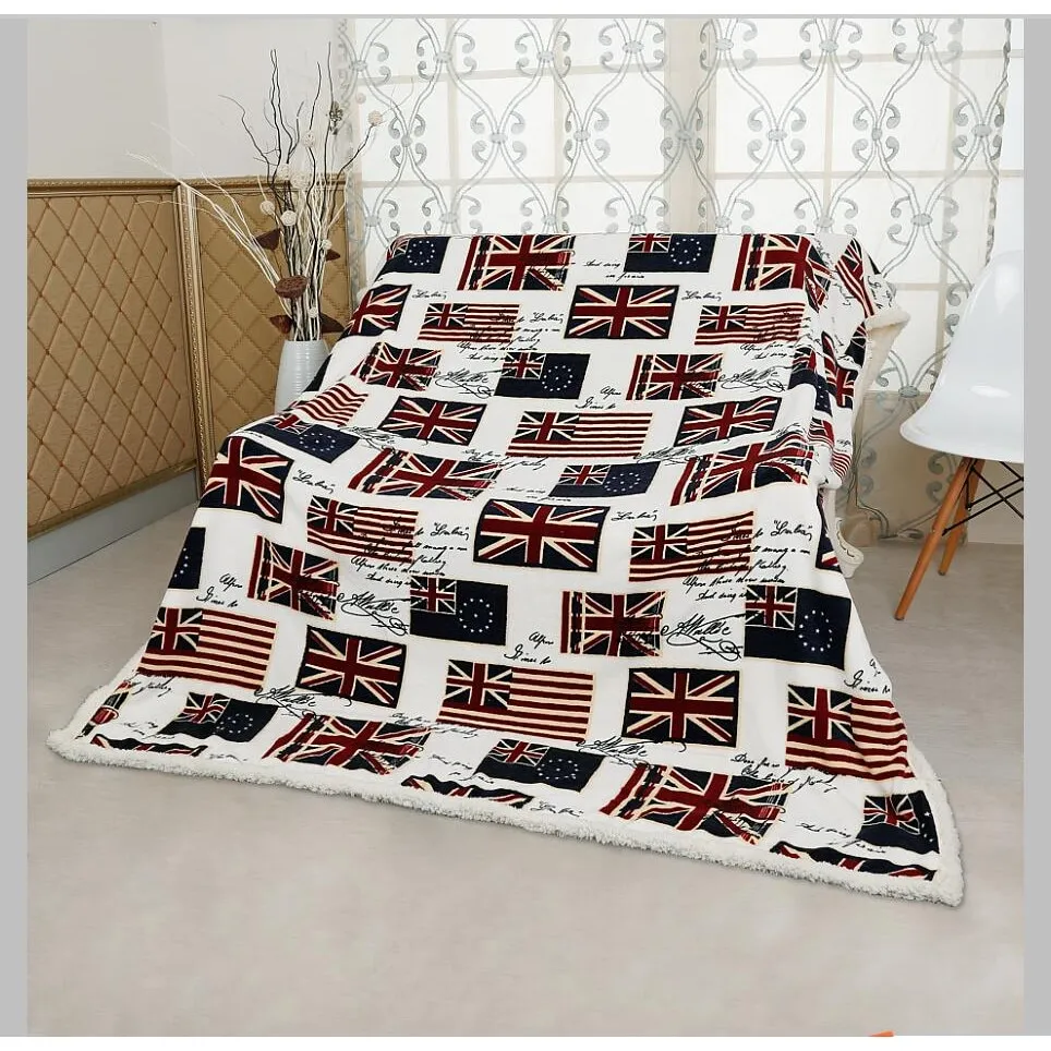 Patura City Home Stil, poliester, 160x200 cm, decor London Flag 1