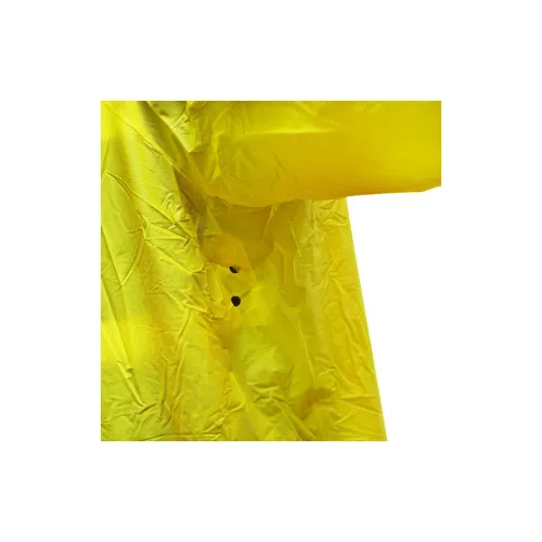 Pelerina cu gluga impermeabila din PVC, 2 buzunare, inchidere cu capse, galben, L — imaginea 4