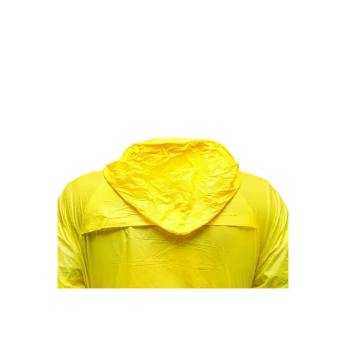 Pelerina cu gluga impermeabila din PVC, 2 buzunare, inchidere cu capse, galben, L — imaginea 2