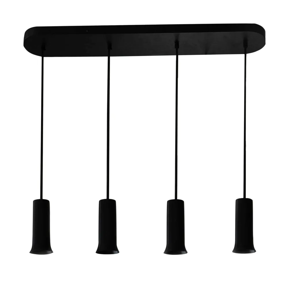 Pendul Hoki, 4 x E27, 25 W, negru