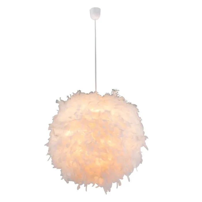 Pendul Katunga, alb, dimensiuni 60x130cm, E27, modern