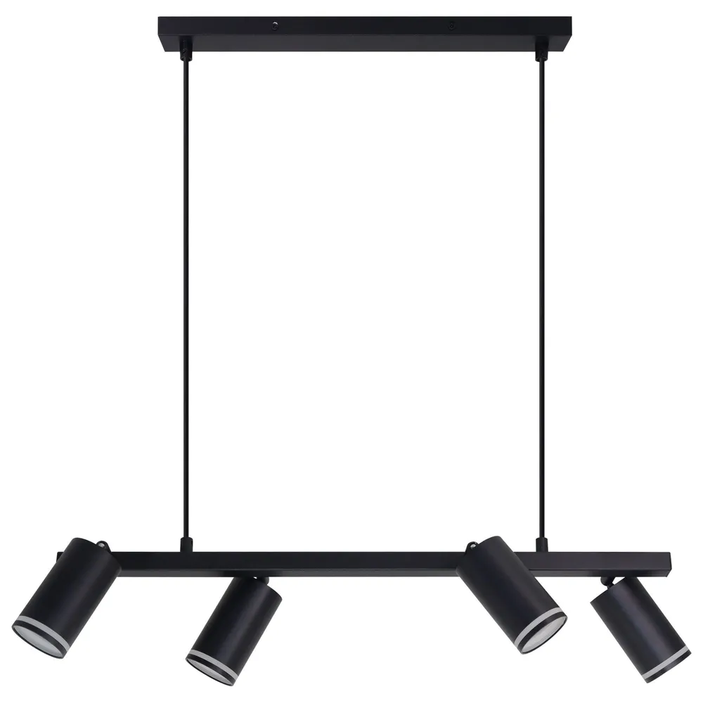 Pendul Paris, 4 x GU10, negru