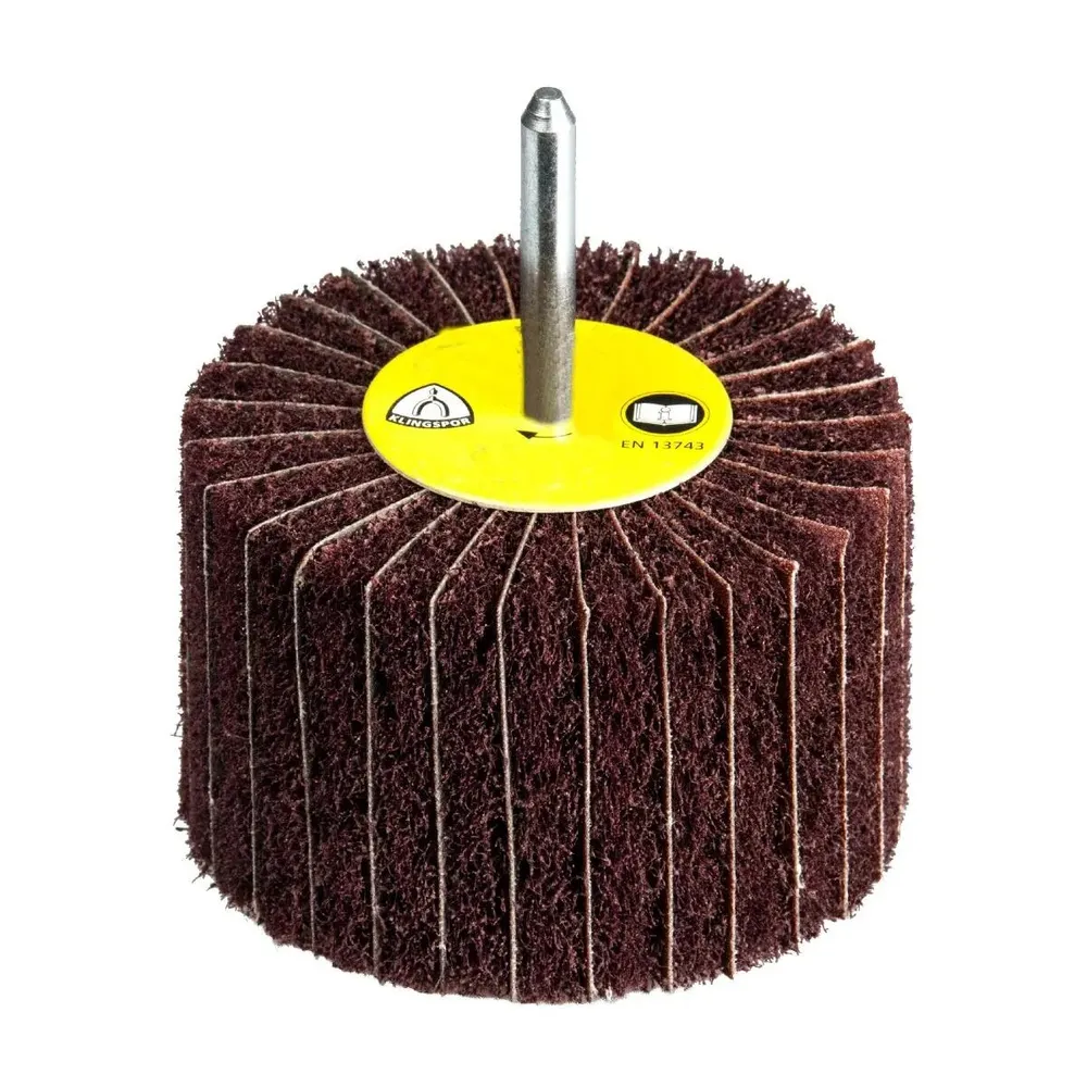 Perie abraziva, cu tija, Klingspor NCS 600 VFS, pentru inox / metale, granulatie 100