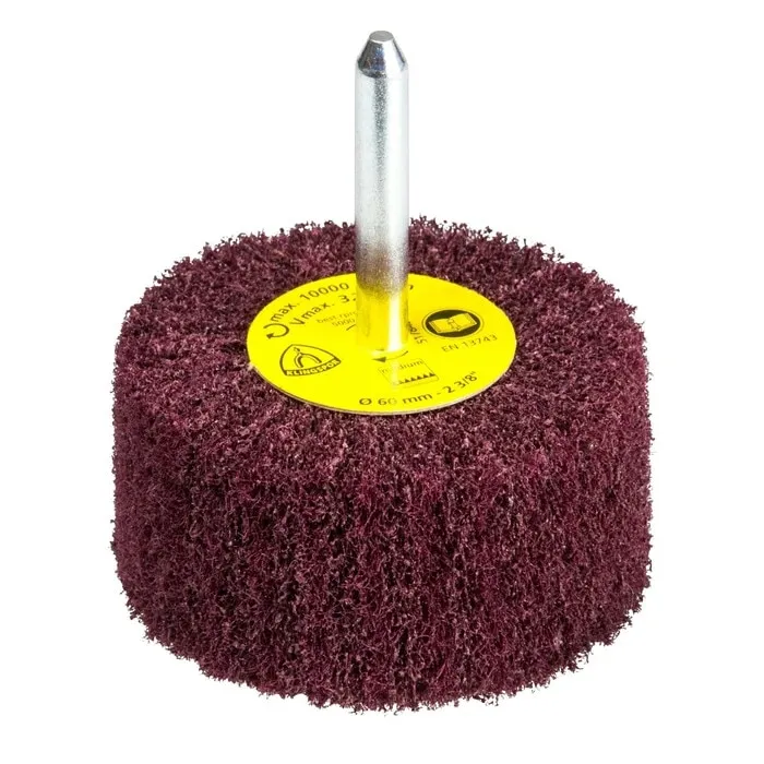 Perie abraziva, cu tija, pentru inox / metale, Klingspor NFS 600, 50 x 30 x 6 mm, granulatie 320